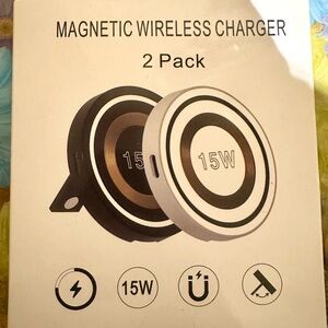 Magnetic Wireless Charger 2 Pack